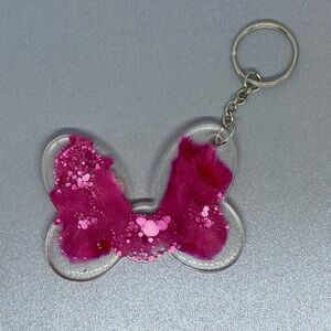 Handmade epoxy resin keychain